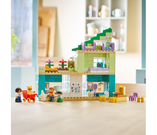 LEGO DUPLO 10470 Nowoczesny dom rodzinny 3 w 1 z figurkami - 1473391 - zdjęcie 9